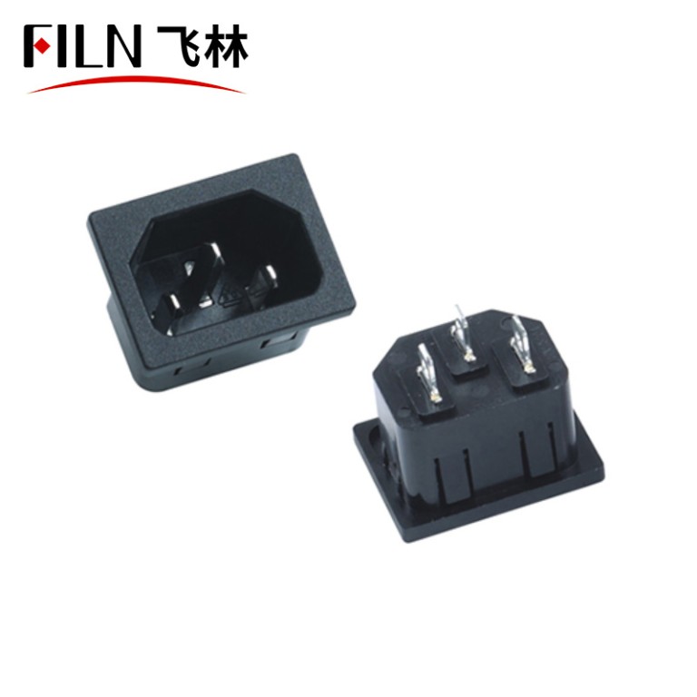 Recessed Power Outlet Black Easy to Use Of The Equipment