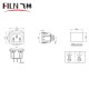 Outside Electrical Outlet Interfaces are Diverse 3 Pin IEC