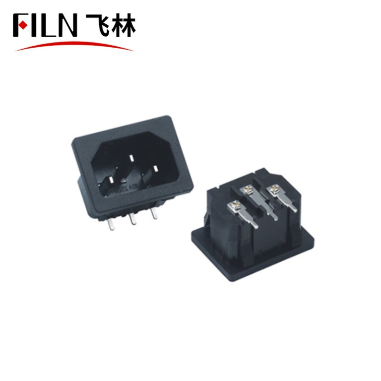 AC Receptacle Power Inlets Screw Mount AC Receptacle Factory Direct Sales