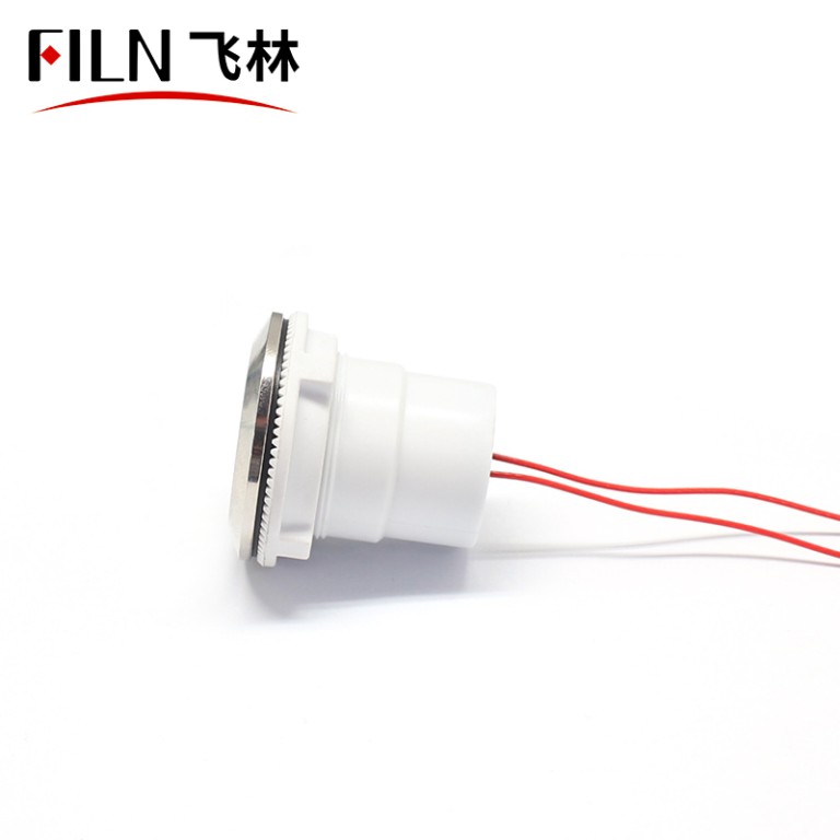 Mini indicator FLP30 30mm Indicator Light Plastic LED With Wire Flat Head Ring