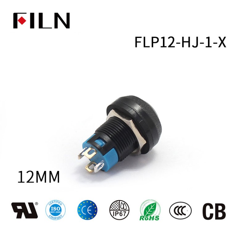 momentary push button switch 12MM Power Push Button Switch  With Power Symbol