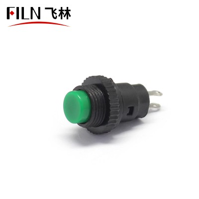 10MM Self Resetting Plastic Normally Open Push Button