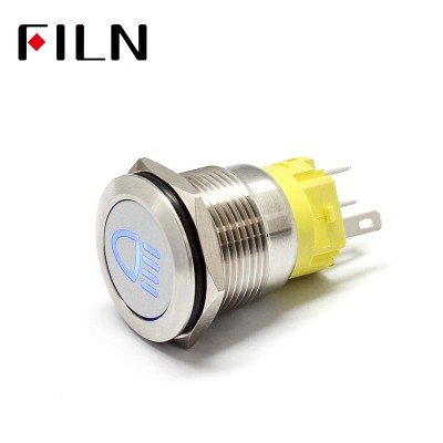 19MM 12V Momentary Car Push Button Ignition Switch