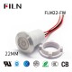 FILN 22MM Push Button Switch Waterproof Plastic Pushbutton Switch with Light