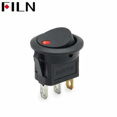 FILN Switch Black 3 Pins 12V Switch Good Quality Switch