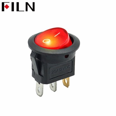FILN LED Round Rocker Switch 12v High Quality Lamp Beads