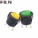 FILN KCD1 Round Toggle Switch 3 Pin LED ON/OFF For Car Boat