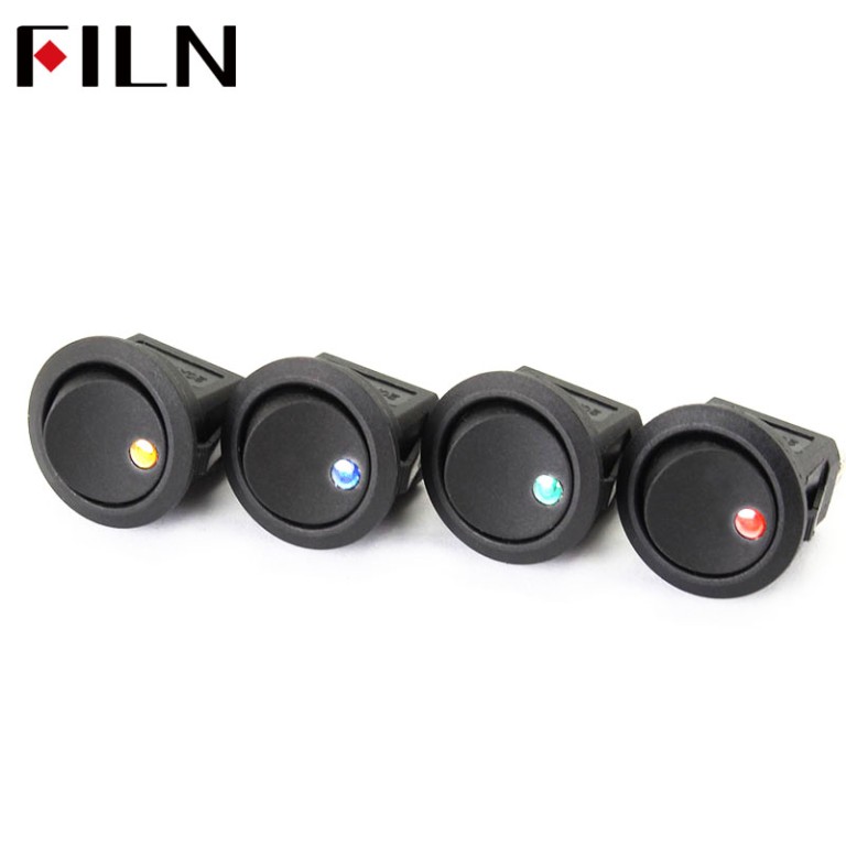 12v on off switch FILN Switch Black 3 Pins 12V Switch Good Quality Switch