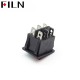 FILN Dual Group Red And Green Dual Color 24v Rocker Switch