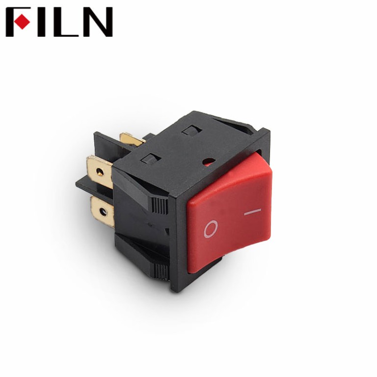 FILN KCD4 4 Terminal Rocker Switch With Or Without Light