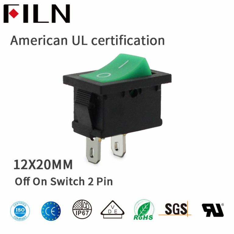 FILN Off On Interruttore 2 pin senza luce può essere personalizzato
