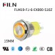 FILN Luci LED a pulsante piccolo in metallo da 19 mm ad alta corrente 15A