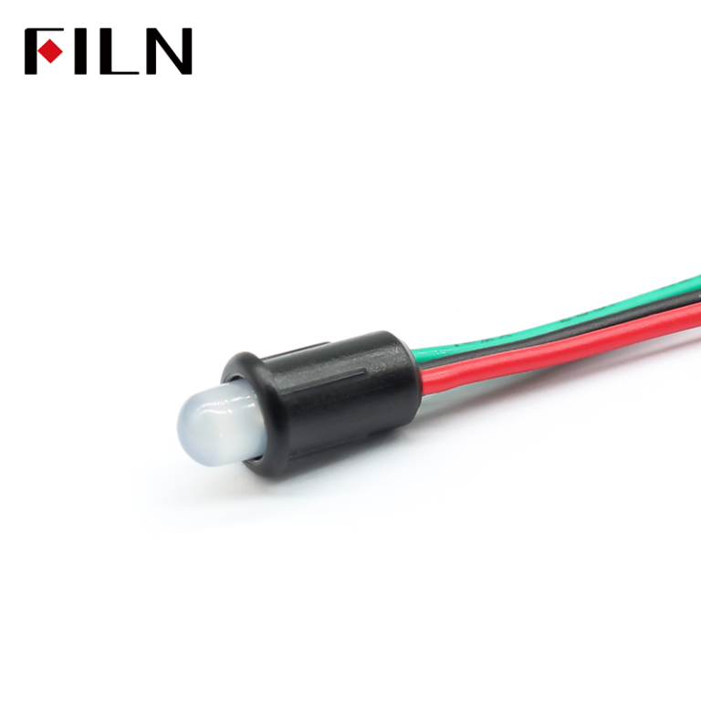 Dual Color Indicator Light FILN Dual Color Indicator Light 6.35MM Dual Color Red and Green LED