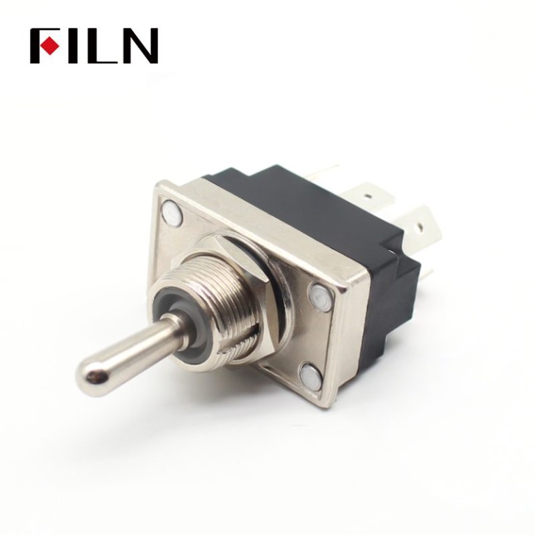 dpdt switch FILN Lighted Toggle Switch 20A IP67 Red Green Waterproof