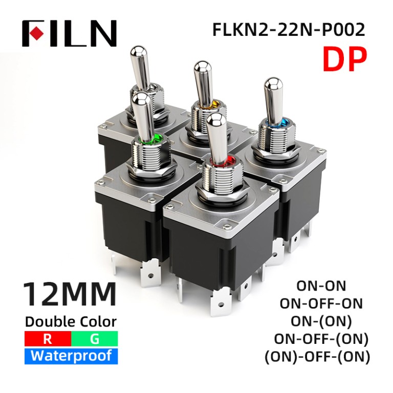 2-pole toggle switch