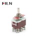 6 prong 1322 250V 30AMP ON OFF ON black METAL toggle switch toggle switch for car 250v toggle switch  metal toggle switch