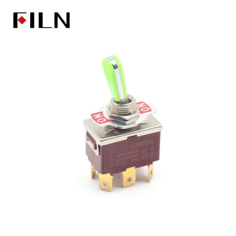 Double Toggle Switch 6 PIN 1321 16A 30A ON ON Double Toggle Switch