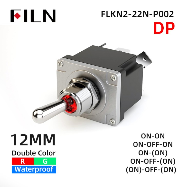 DPDT on-off-on toggle switch