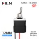 FILN 12MM Single-Pole Toggle Switch: Durable, Waterproof, and Customizable for Your Needs