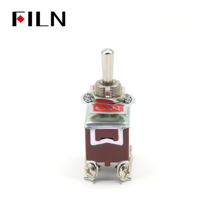 black toggle switch 6 prong 1322 250V 30AMP ON OFF ON black METAL toggle switch toggle switch for car 250v toggle switch  metal toggle switch