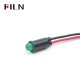 FILN Indicator Lamp LED 0.24 IN Green Light Without Lampshade