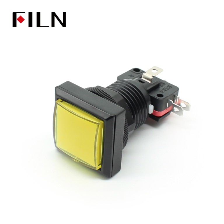 FILN LED Arcade Buttons 33MM Square Arcade Drukknop Switch