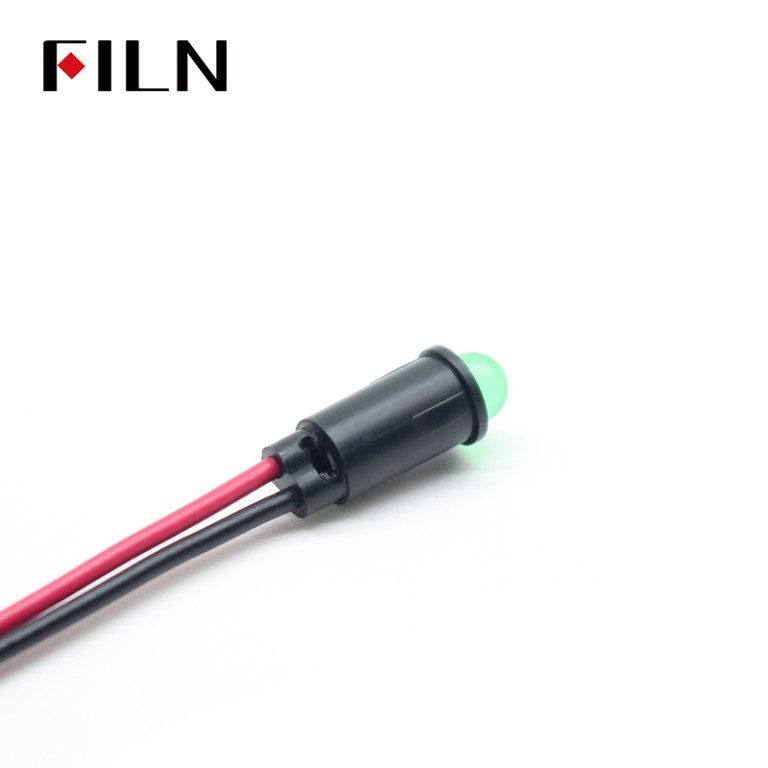 led indicator lamp FILN Indicator Lamp LED 0.24 IN Green Light Without Lampshade
