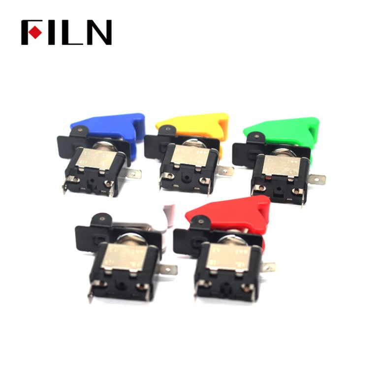5 拷贝 12V 20A 2 Position RED YELLOW GREEN WHITE BULE led CAR toggle switch