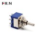 MTS-202 6 Pin 2 Way Round  On-On Metal Toggle Switch