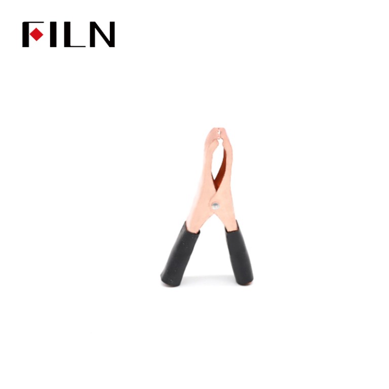 Alligator clamp cables FILN Alligator Clamps Electrical Black & Red Crocodile Clamps for Loaded Truck Car Battery Charging