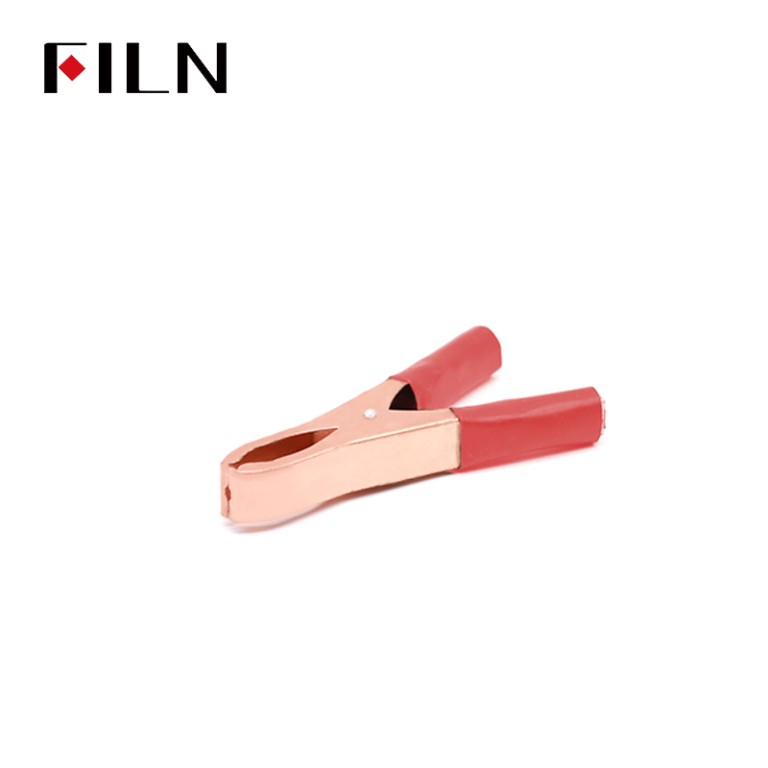 Alligator clamp wires FILN Alligator Clamps Electrical Black & Red Crocodile Clamps for Loaded Truck Car Battery Charging