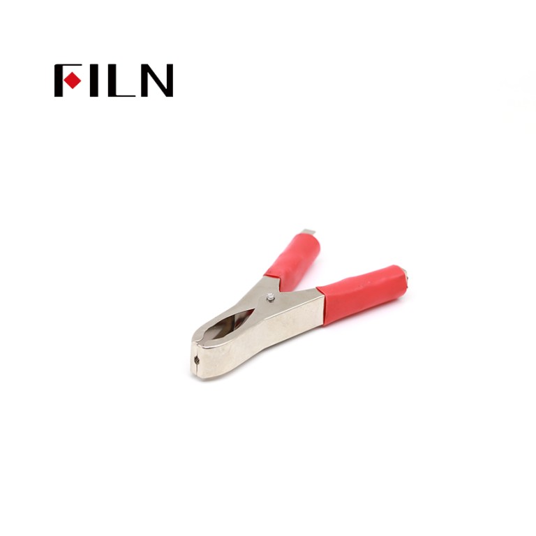 Battery clip with crocodile FILN Crocodile Clip for Battery Red and Black are Reliable