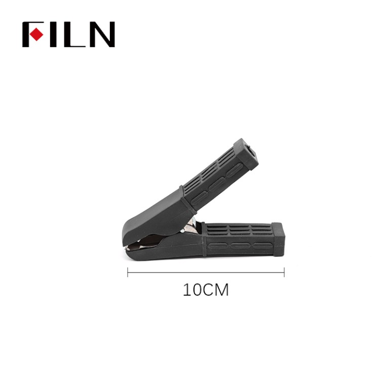 Crocodile clip wire FILN Crocodile Clip Insulated Alligator Clip Black & Red Alligator Clips