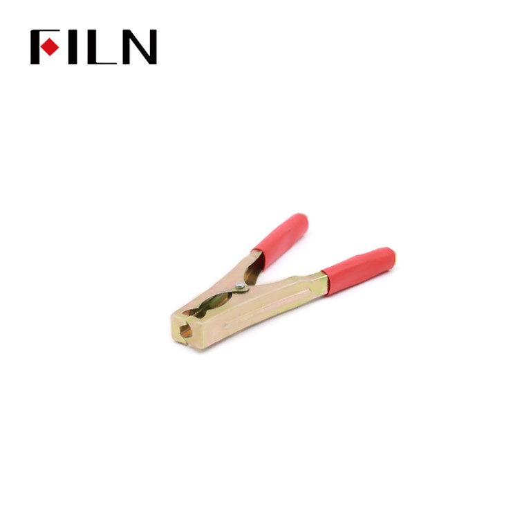 Durable alligator clip probes FILN Heavy Duty Alligator Clips Clamps Red Black 100A 100V-380V