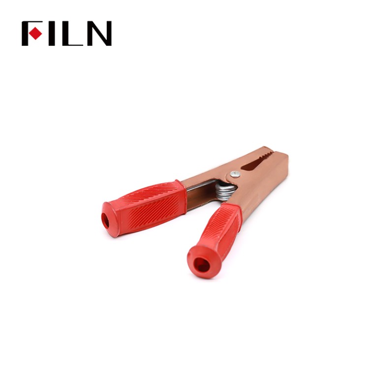 Jumbo alligator clip wires FILN Large Alligator Clips 150MM Black & Red Heavy Duty Crocodile Clamp