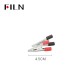 FILN Mini Alligator Clips Small Alligator Clips Electrical with Smooth Microscopic Tip