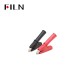 FILN Tiny Crocodile Clips Red and Black Metal Test Clamps and 5A 15A 30A