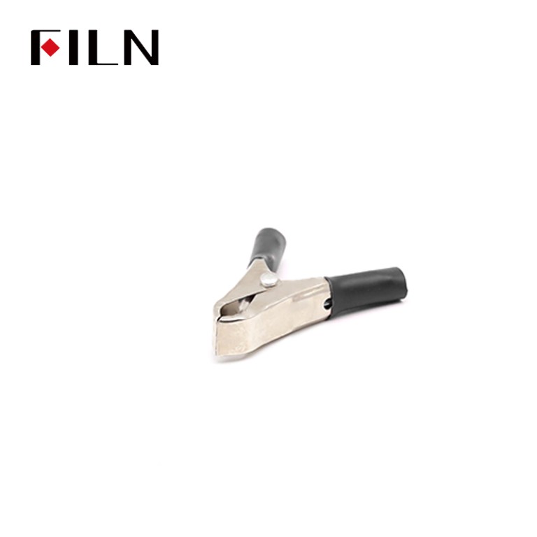 Mini crocodile clips FILN Miniature Crocodile Clips 55MM Red Black alligator clip