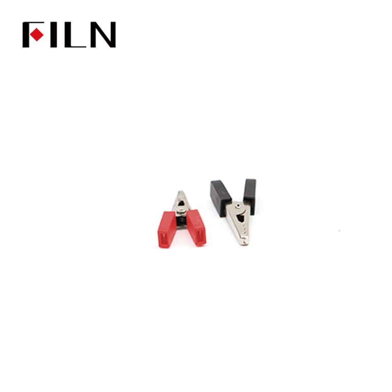 Miniature alligator clips FILN Small Alligator Clips Black & Red Crocodile Clamps