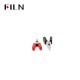FILN Small Alligator Clips Black & Red Crocodile Clamps