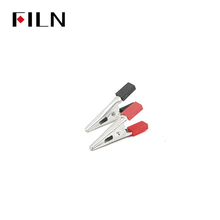 Miniature alligator connectors FILN Mini Alligator Clips Small Alligator Clips Electrical with Smooth Microscopic Tip