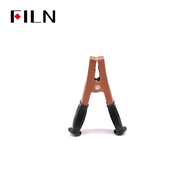 Oversized alligator clip cables FILN Large Alligator Clips 150MM Black & Red Heavy Duty Crocodile Clamp