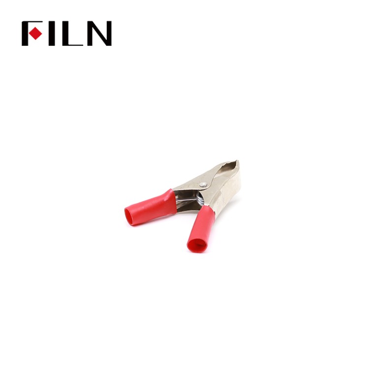 Tiny crocodile clips FILN Miniature Crocodile Clips 55MM Red Black alligator clip