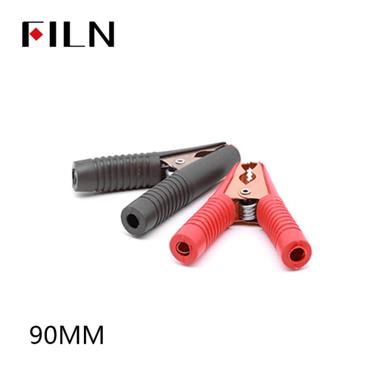 battery alligator clips FILN Battery Alligator Clips Jumper Cable Clamps Pure Copper