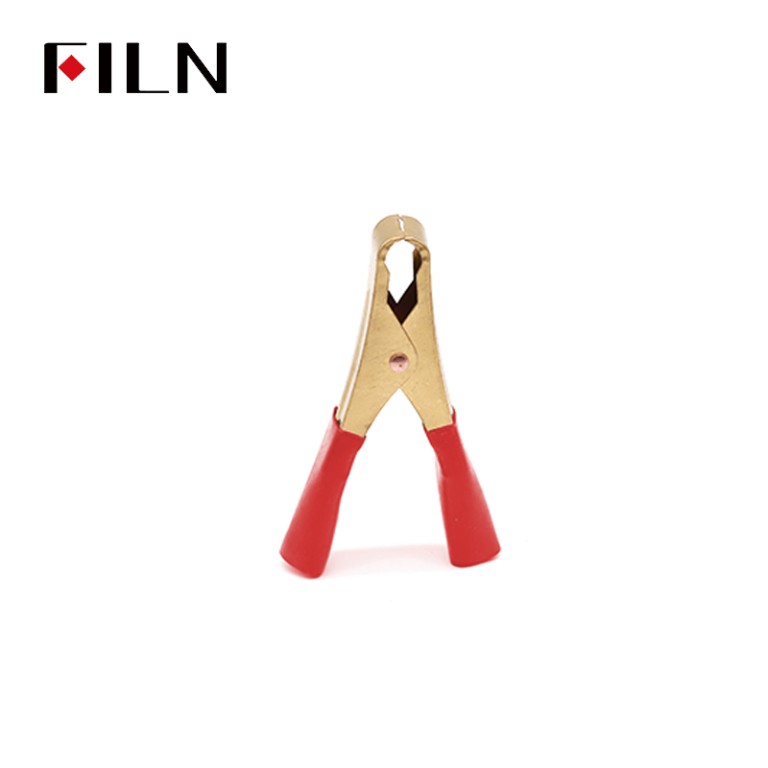 metal alligator clip FILN Metal Alligator Clips Black & Red Metal Spring Loaded Truck Car