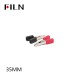 FILN Small Alligator Clips Black & Red Crocodile Clamps