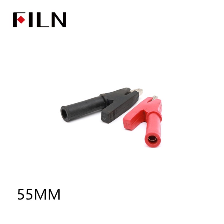 tiny crocodile clips FILN Tiny Crocodile Clips Red and Black Metal Test Clamps and 5A 15A 30A