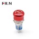 Emergency Stop Switch IP67 16mm Metal Button Switch Waterproof Mushroom
