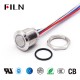 Ultra Short Waterproof Push Button Switch 12MM Wireline Switches