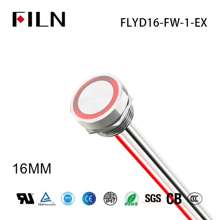Capacitive switches 16MM FILN Capacitive Switches High-Performance, Waterproof, and Customizable Solutions for Modern Devices